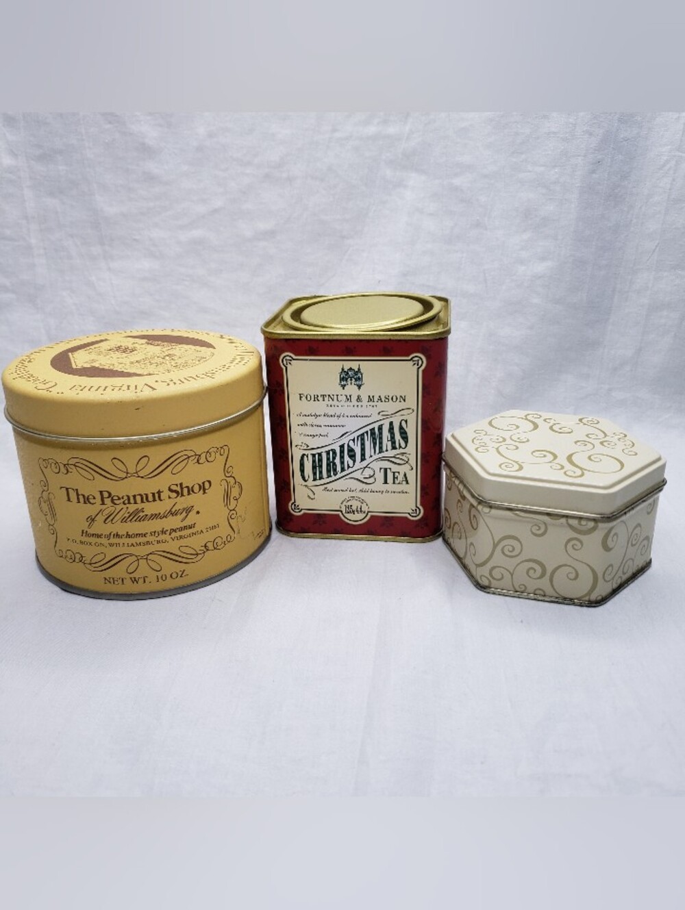 Three Decorative Tins